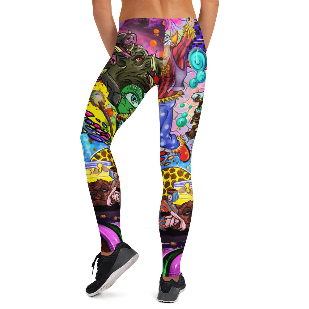Women's Multicolor Leggings