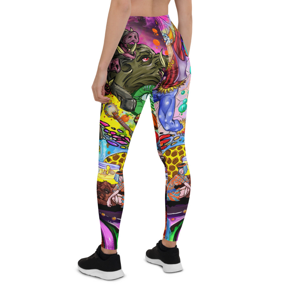 Women's Multicolor Leggings