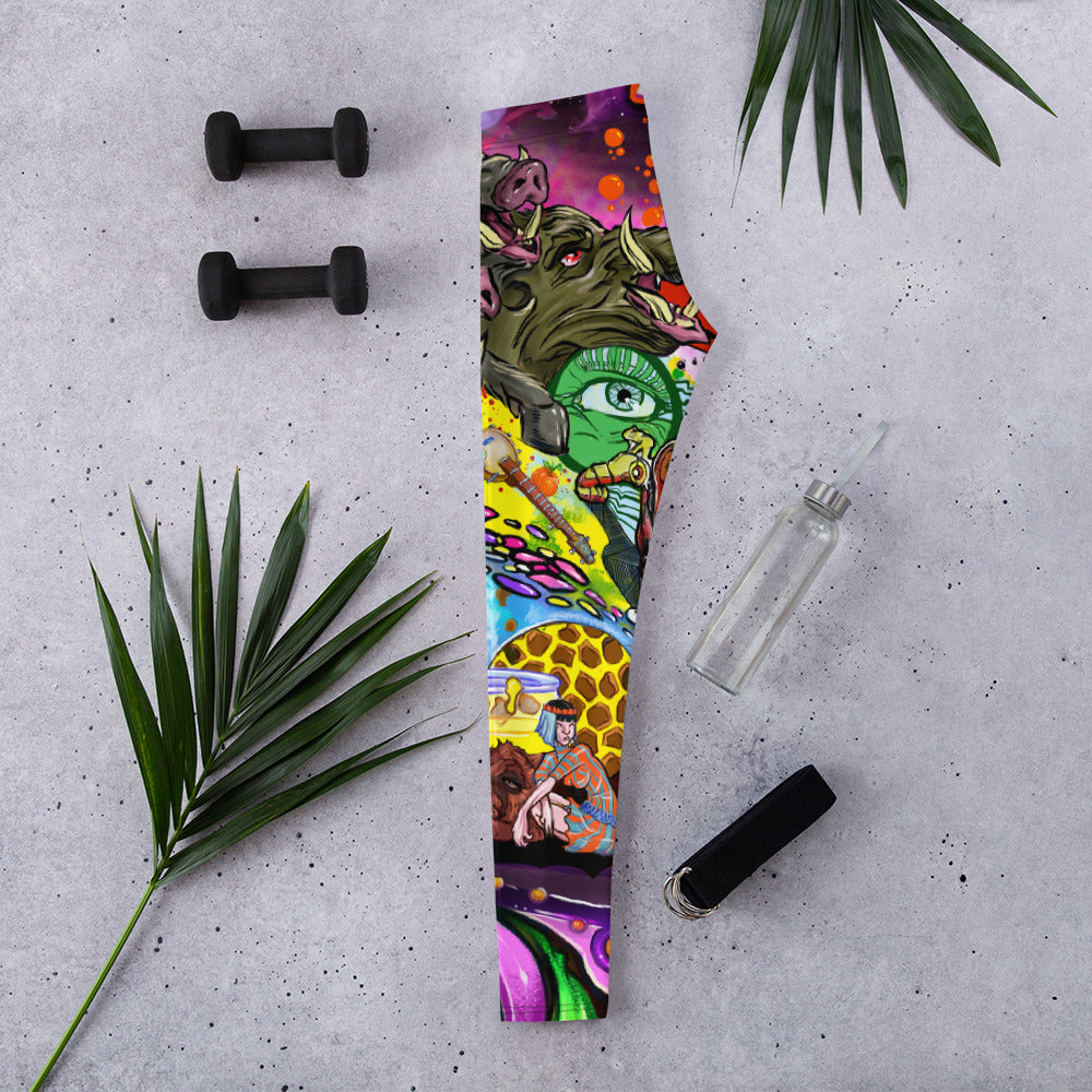 Women's Multicolor Leggings