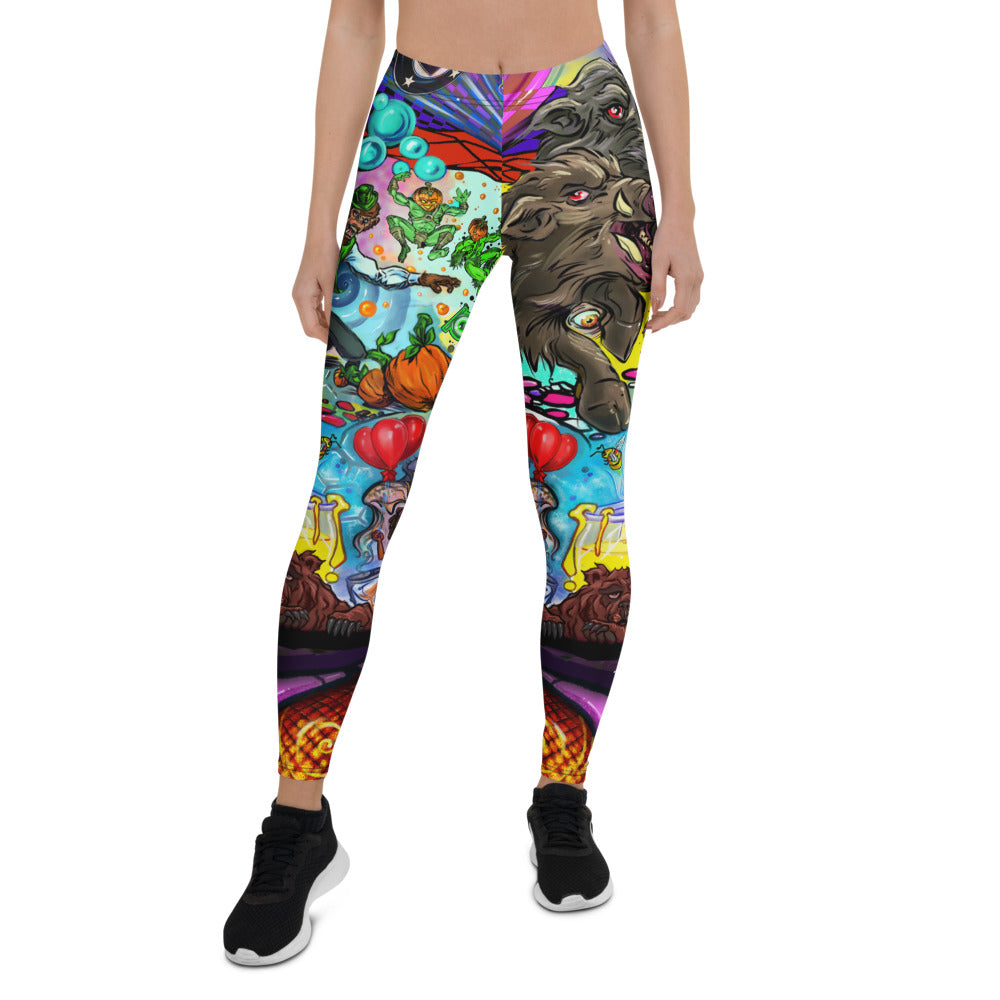 Women's Multicolor Leggings