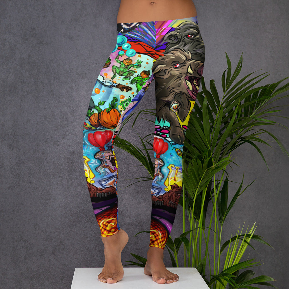 Women's Multicolor Leggings
