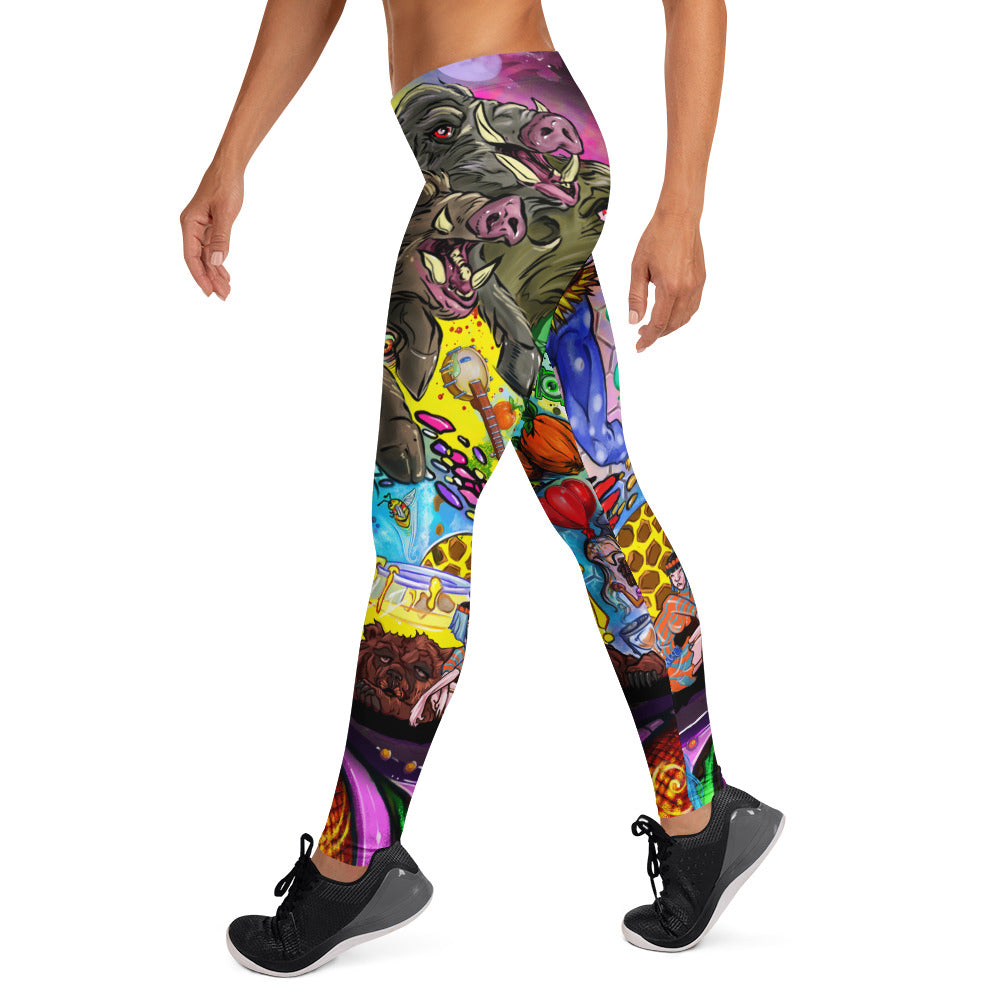 Women's Multicolor Leggings