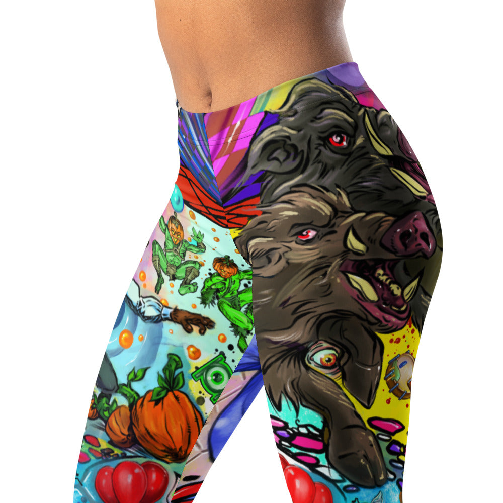 Women's Multicolor Leggings