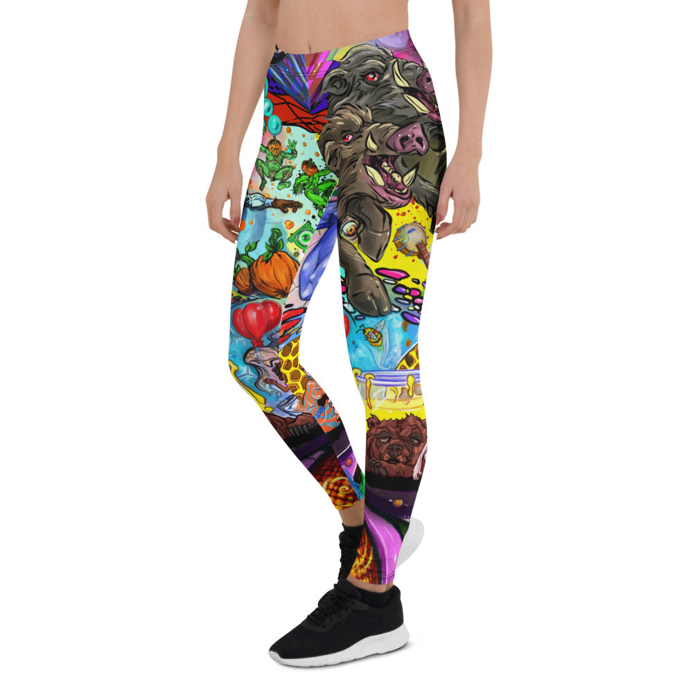 Women's Multicolor Leggings