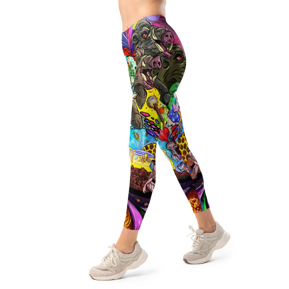Women's Multicolor Leggings