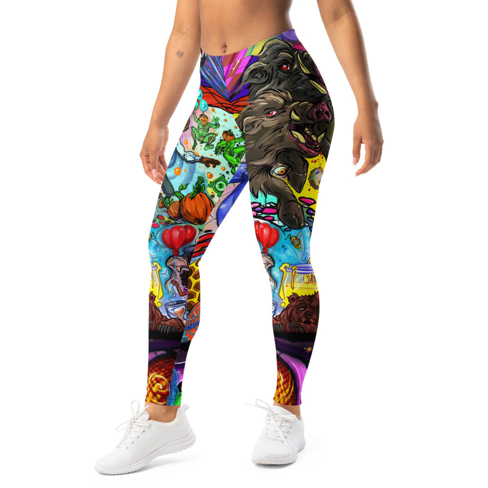 Women's Multicolor Leggings
