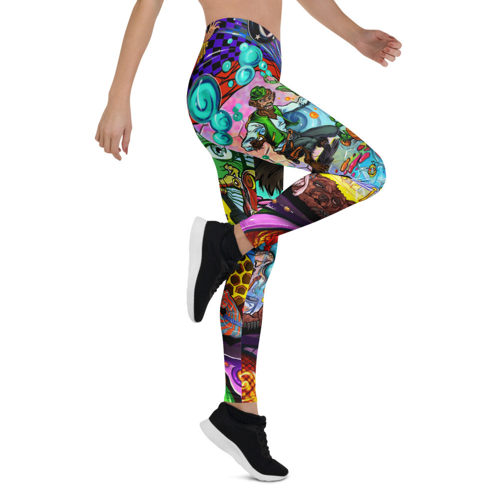 Women's Multicolor Leggings