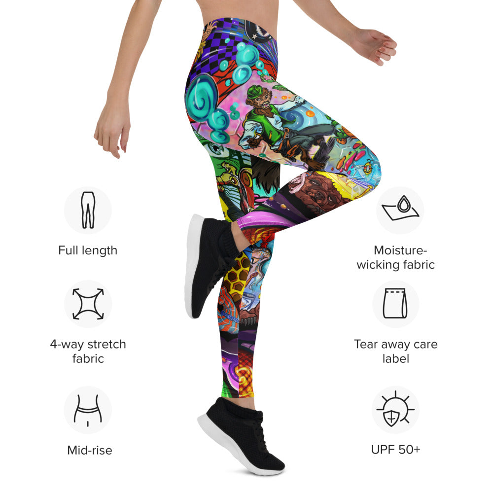 Women's Multicolor Leggings