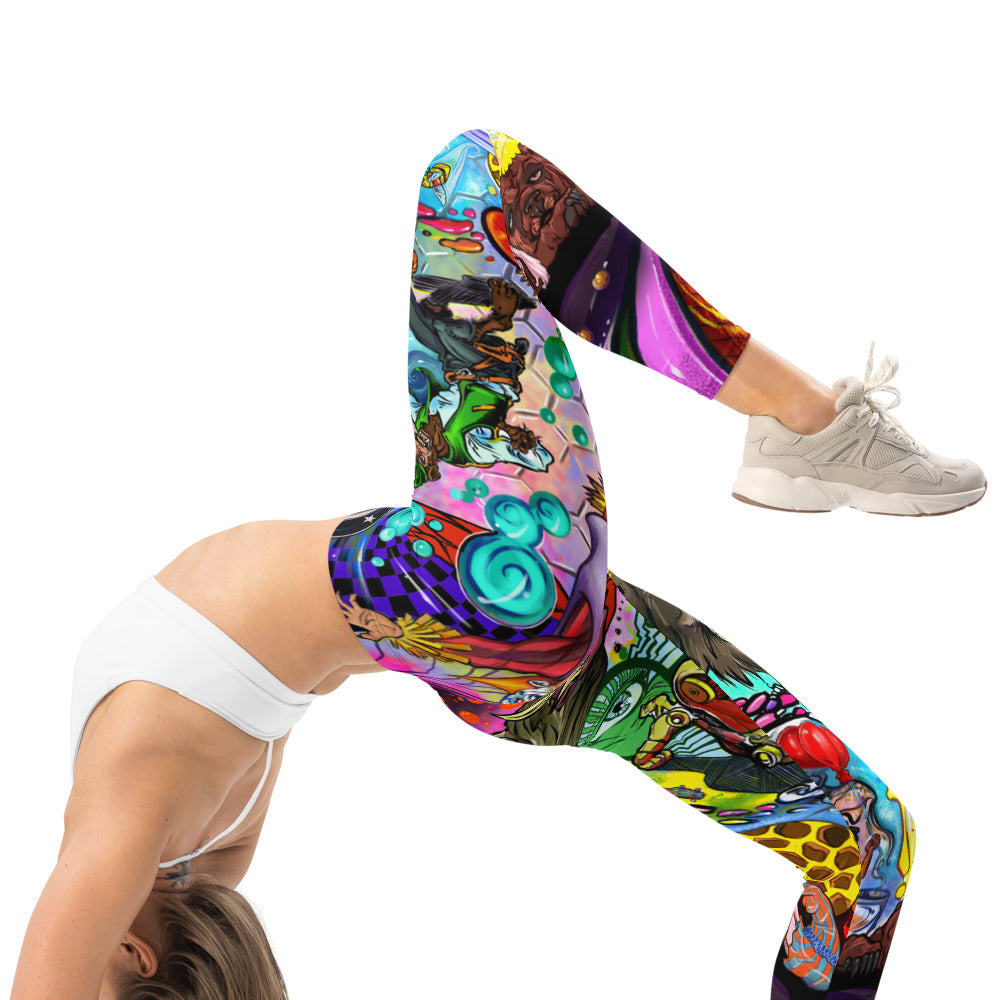 Women's Multicolor Leggings