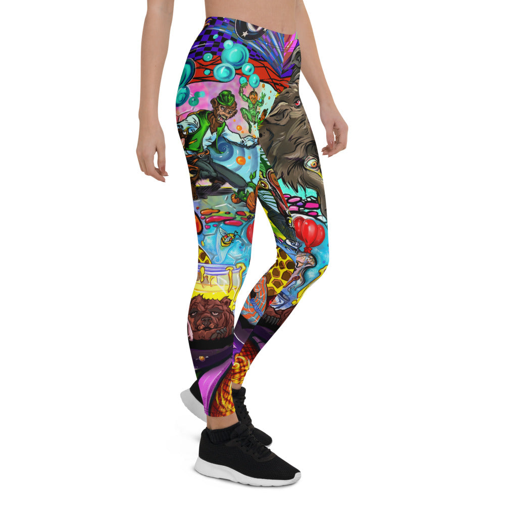 Women's Multicolor Leggings